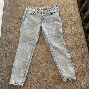 Old Navy Rockstar Acid Wash Jeans 14 short